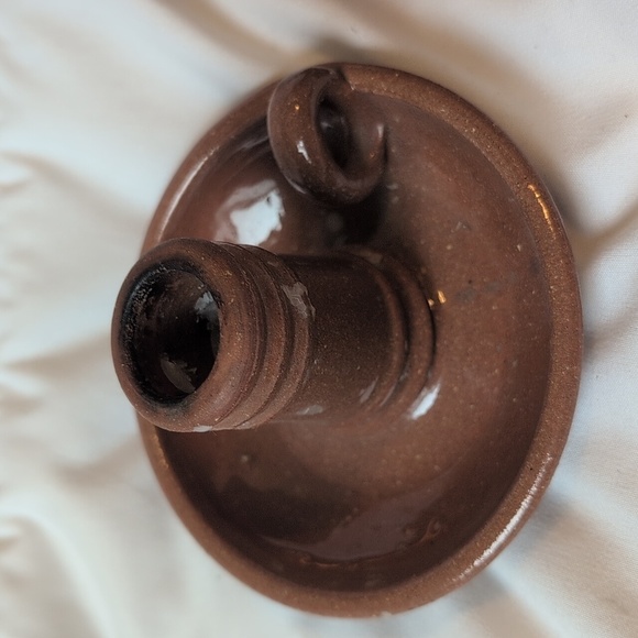 Vintage Greenfield Village Pottery Candle Stick Holders - Picture 5 of 9